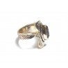 inel argint cu diamant herkimer