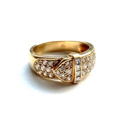 inel aur diamante