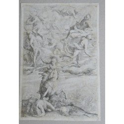 Bernardino Mei Calaret in batalie gravura 1627-1676