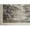 Antonie Waterlo "Peisaj" gravura veche sec 18-19