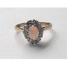 inel aur opal diamante