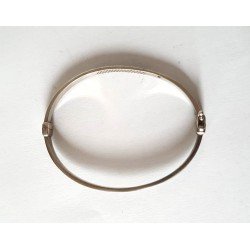 bratara argint diamante negre