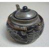 Ceainic Hor Chung Weihaiwei de ceramica cu dragoni China cca 1920