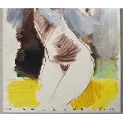 Ion Mihalache "Nud" tehnica mixta 2014