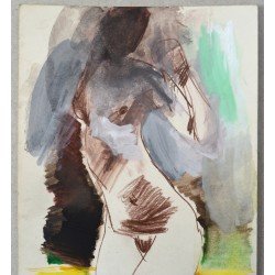 Ion Mihalache "Nud" tehnica mixta 2014