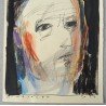 Ion Mihalache "Autoportret" tehnica mixta 2014