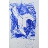 Mihai Rusu "Compozitie" desen cerneala