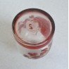 Vas de sticla cu dop stil Biedermeier sec 19
