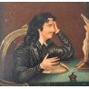 Portret de barbat tempera cca 1800