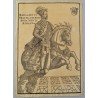 Soliani "Riciardetto fratello di Rinaldo da Monte Albano" xilogravura veche