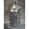 Anthony van Dyck "Helena Forman, Rubens's Second Wife" gravura 1767