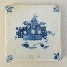"Vas cu fructe" placa ceramica de Delft sec 18