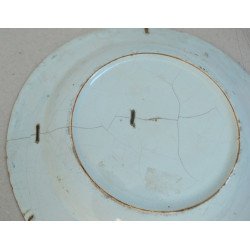 Farfurie de Lambeth decorata cu motive chinezesti Anglia sec 18