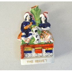 "The Rocket" figurina de Staffordshire cca 1960