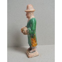 "Muzicant" ceramica glazurata stil Dinastia Ming China