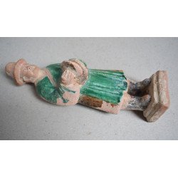 "Muzicant" ceramica glazurata stil Dinastia Ming China