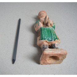 "Muzicant" ceramica glazurata stil Dinastia Ming China