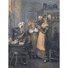 "Scene in the Post Office" tehnica mixta sec 19
