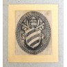 "Blazoane/insemne papale" lot de 2 gravuri