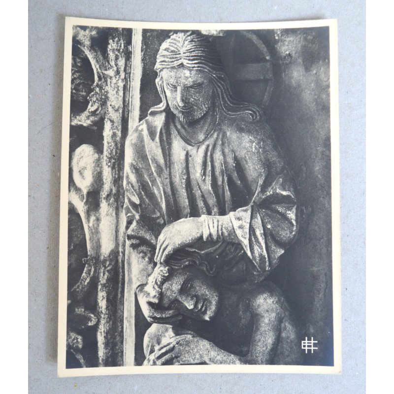 Etienne Houvet "Dieu creant Adam" fotografie veche cca 1908