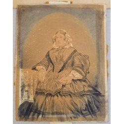 Portret de femeie cca 1860