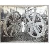"Roti dintate din otel pentru industria zaharului" fotografie Brazilia 1958