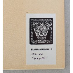 John Gerard "Capparis folio acuto" xilogravura 1597