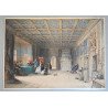 Louis Haghe "Princes Room Hohensalzburg" litografie colorata manual 1840