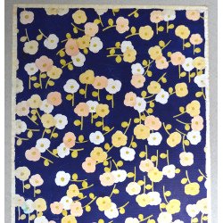 Acuarela design pentru imprimare textila Artel Dessins Franta cca 1970