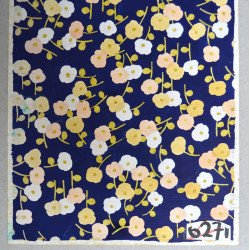 Acuarela design pentru imprimare textila Artel Dessins Franta cca 1970
