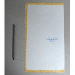 Acuarela design pentru imprimare textila Artel Dessins Franta cca 1970