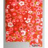 "Thouviot de Coninck & co" design model floral pentru imprimeuri textile acuarela cca 1970