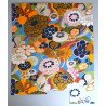 Suzanne Heintz design model floral pentru imprimeuri textile acuarela cca 1970