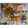 Suzanne Heintz design model floral pentru imprimeuri textile acuarela cca 1970