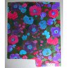"Thouviot de Coninck & co" design model floral pentru imprimeuri textile acuarela cca 1970