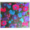 "Thouviot de Coninck & co" design model floral pentru imprimeuri textile acuarela cca 1970