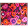 "Thouviot de Coninck & co" design model floral pentru imprimeuri textile acuarela cca 1970.