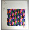 Design model abstract pentru imprimeuri textile tempera cca 1970