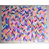 Marlene Sturz design model abstract pentru imprimeuri textile tempera cca 1970
