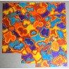 Design model abstract pentru imprimeuri textile acuarela cca 1970