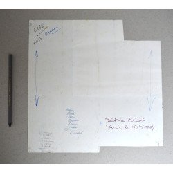 Design model abstract pentru imprimeuri textile acuarela 1967