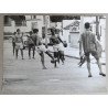 "Fotbal de strada" fotografie originala Brazilia cca 1970