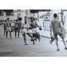 "Fotbal de strada" fotografie originala Brazilia cca 1970