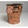 Vas de cupru cu toartă, decor repousse, Italia, secolul al XIX-lea