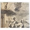 Matthias Scheits "Viziunea lui Ieremia despre o oală care fierbe" gravura veche 1672