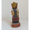 "Pratima" veche statueta de cult din lemn policrom Bali Indonezia cca 1920-1950