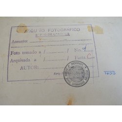 "Exploatare miniera" fotografie originala Brazilia cca 1950-60