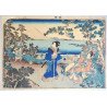 Utagawa Kunisada "47 Ronin - Kanadehon Chushingura act. 8" xilogravura 1851-53