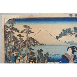Utagawa Kunisada "47 Ronin - Kanadehon Chushingura act. 8" xilogravura 1851-53