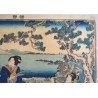 Utagawa Kunisada "47 Ronin - Kanadehon Chushingura act. 8" xilogravura 1851-53